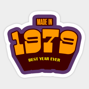 Made In 1979 Sticker